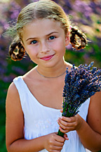 Children and Lavender