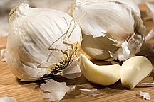 Garlic lowers cholesterol