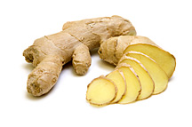 Ginger stimulates circulation and warms the body