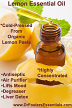 Dr. Foster's Essentials Organic Lemon Essential Oil