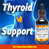 Instructions for Dr. Foster's Essentials Thyroid Support and Sweet Essence essential oil for thyroid function.