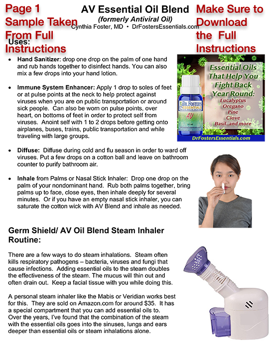 AV Blend (formerly Antiviral Essential Oil)
