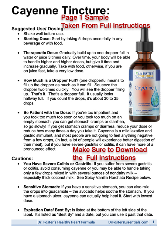 Cayenne Tincture