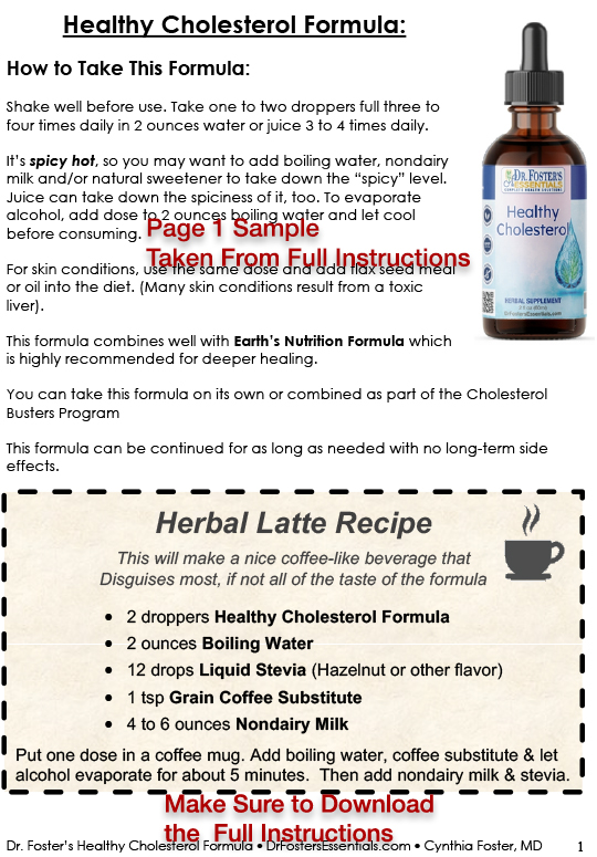 Healthy Cholesterol Formula