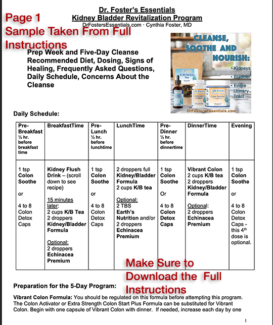 Kidney/ Bladder 2 (Kidney/ Bladder Revitalization Program w. T.R.)