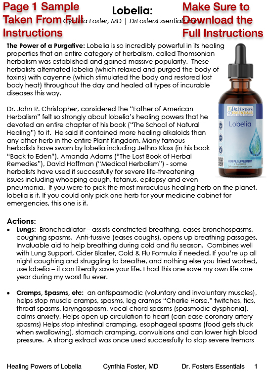 Lobelia Tincture