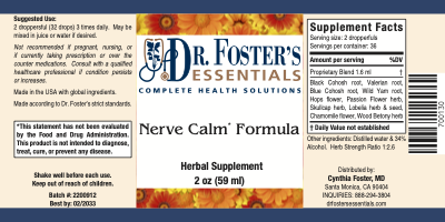 Nerve Calm - 2 oz.