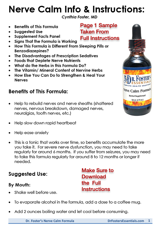 Nerve Calm - 2 oz.
