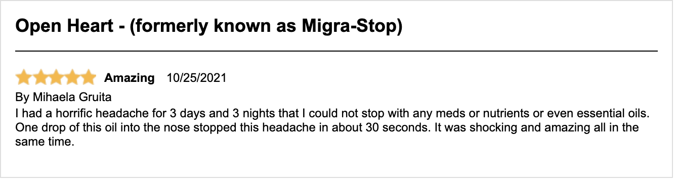 Open Heart - (formerly known as Migra-Stop)