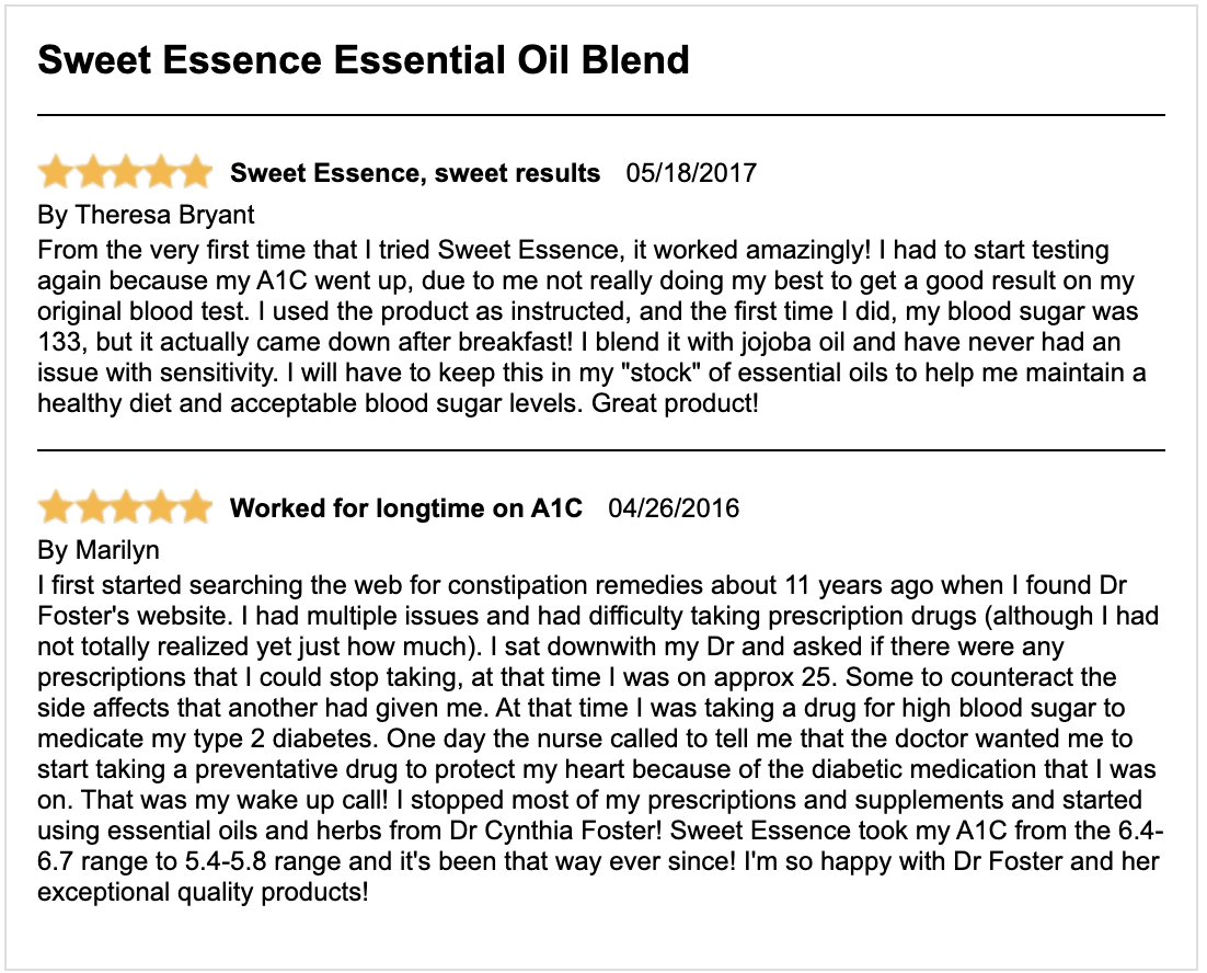 Sweet Essence Essential Oil Blend