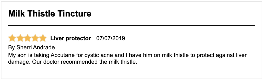 Milk Thistle Tincture