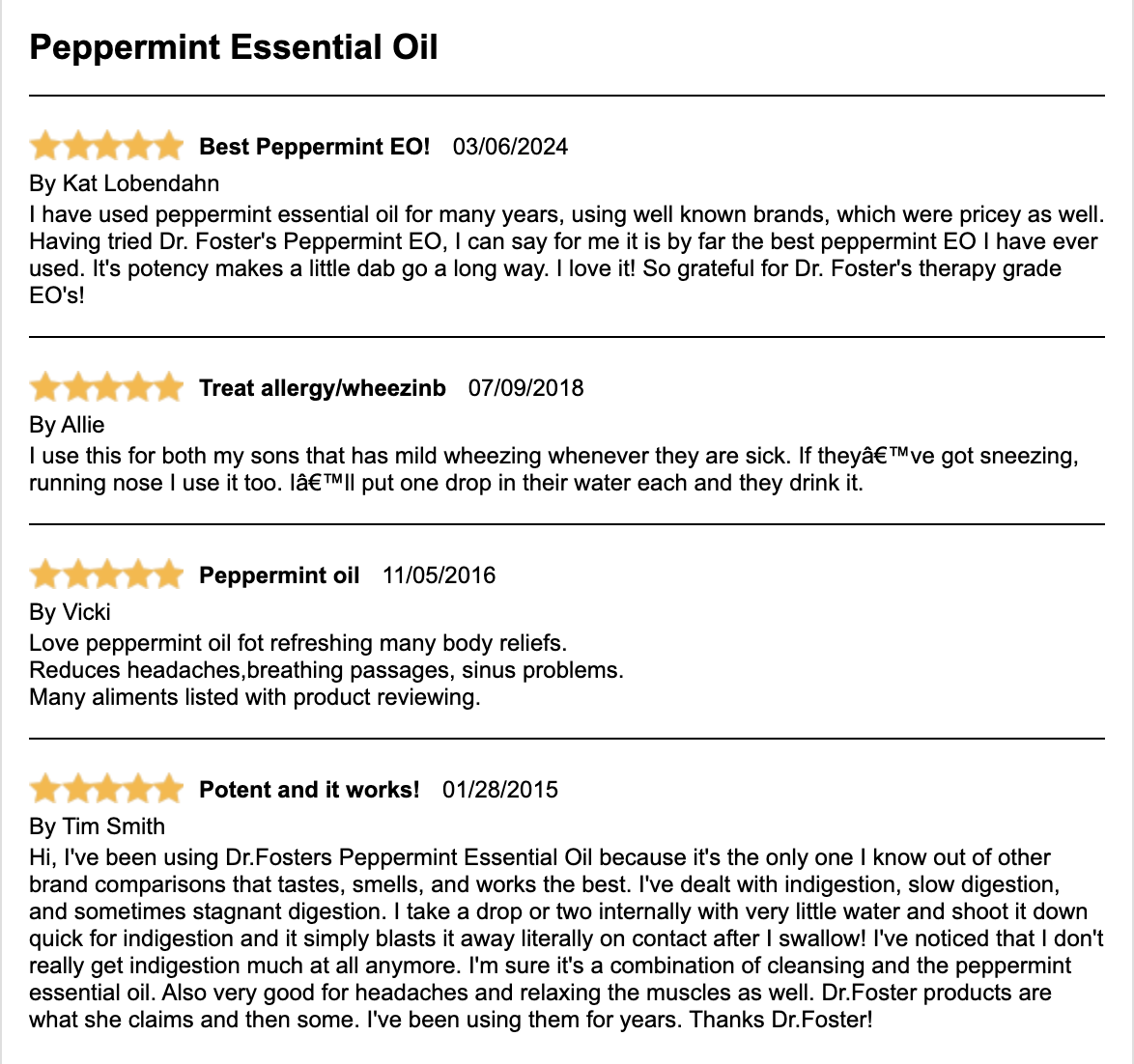 Peppermint Essential Oil
